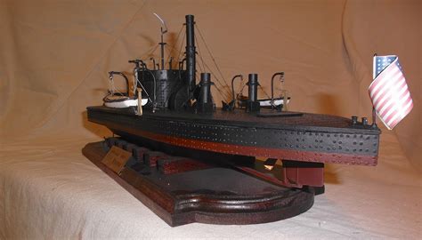 USS Monitor John Ericssion's Union Ironclad Warship -- Plastic Model ...