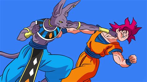 Beerus Punching Goku Shintani Style by Darkangelreturn on DeviantArt