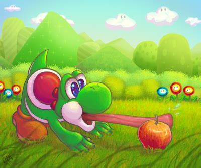 Kami's Library Thoughts: Fan Art Friday: Yoshi