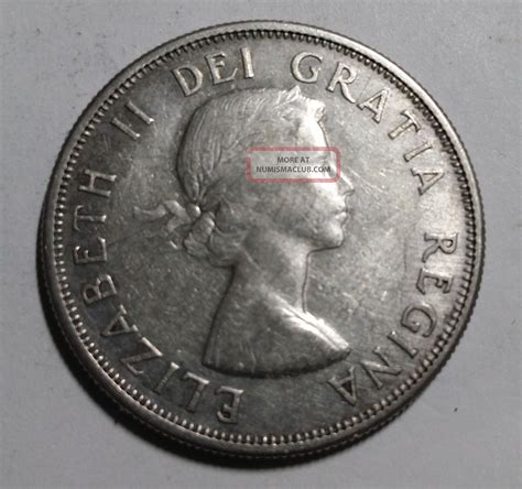 1957 50 Cent Silver Canada Coin