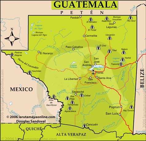 Peten Guatemala ( Archaeological sites) | Tikal, Mayan ruins ...