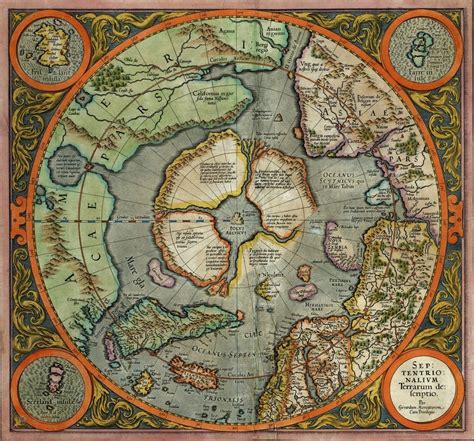 Ancient North Pole Map