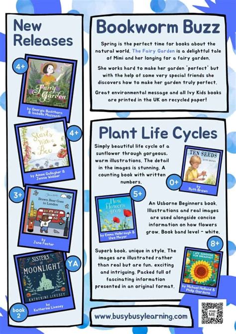 Bookworm Buzz - Children's Book News - Plant Life Cycles