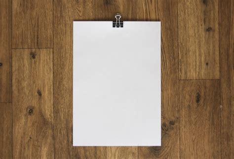 White Paper, Wood, Empty, Blank - Blank White Paper Free (#759422) - HD ...