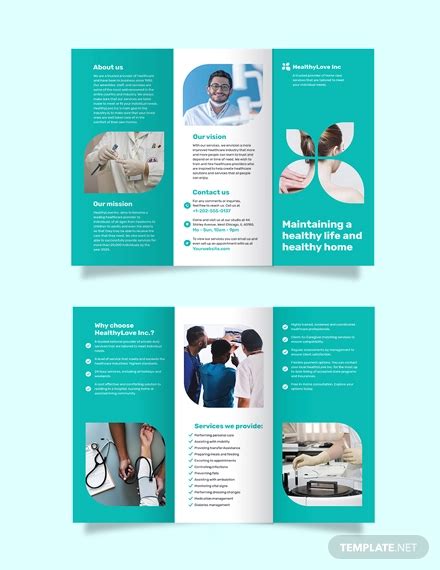 Health Brochure - 23+ Examples, Word, Pages, Photoshop