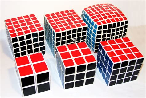 File:Rubik's cube, variations 2×2×2 - 7×7×7.jpg - 维基百科，自由的百科全书