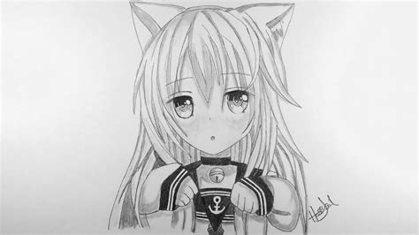 [Download 37+] Anime Cat Girl Sketch