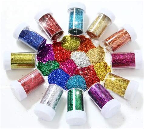 Aliexpress.com : Buy 12PCS Fine Glitter for Art Crafts Nail Art Face ...