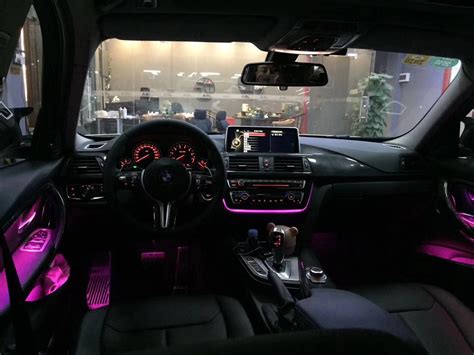 4pcs Led Ambient Lights for BMW F30 F31 F35 Interior Door Panel ...