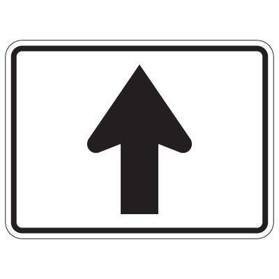 Directional Arrow Traffic Signs - Arrow Up, Arrow Signs | Seton