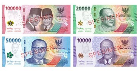 Tampilan 7 Uang Rupiah Baru 2022 yang Baru Dirilis BI