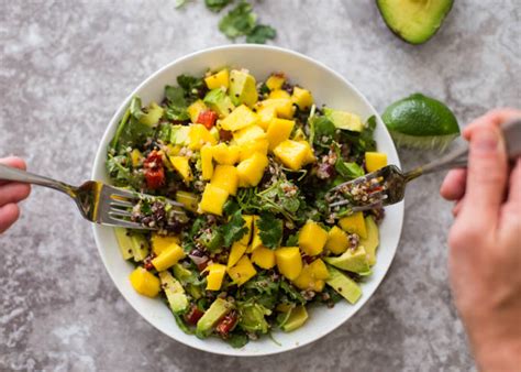 Mexican Mango Quinoa + Arugula Salad - Kristy Denney