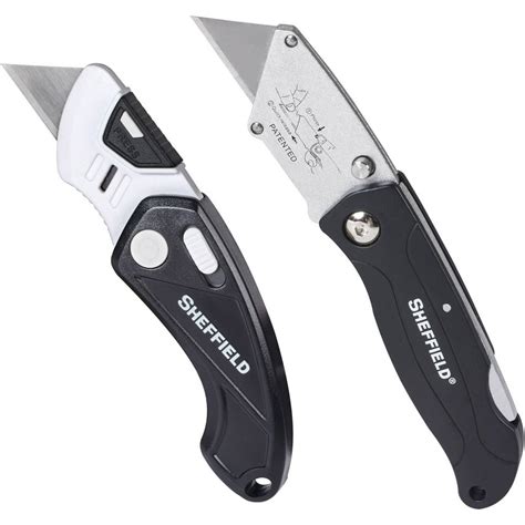 Sheffield 2-Piece Folding Lockback Utility Knife Set - Walmart.com ...