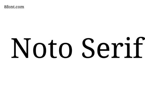 Noto Serif - Free Font Download