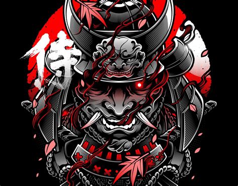 Blackout Brother - Samurai Vector Art