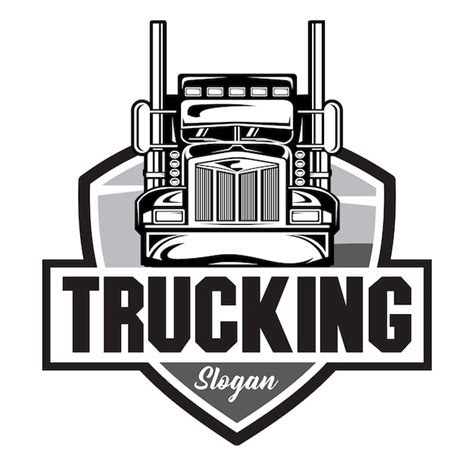 Premium Vector | Trucking company logo