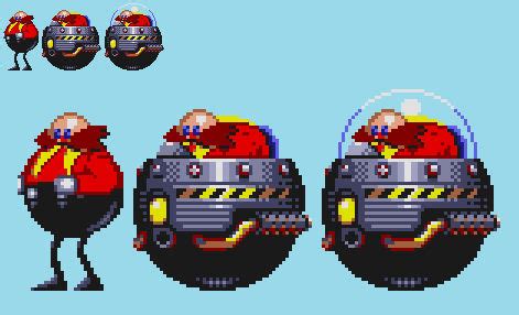 My version of Sonic 3 styled Dr. Eggman sprite by ericgl1996 on DeviantArt