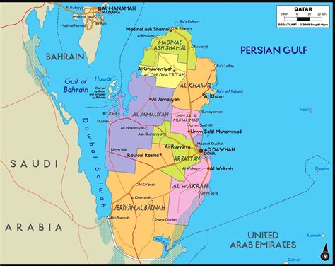 Qatar Map