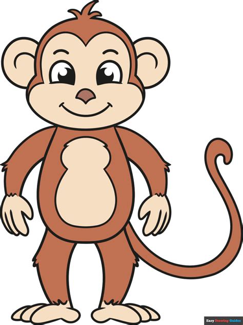 Monkey Cartoon Drawing