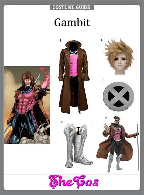 Get Ready To Show Your Power With X-Men Gambit Costume | SheCos