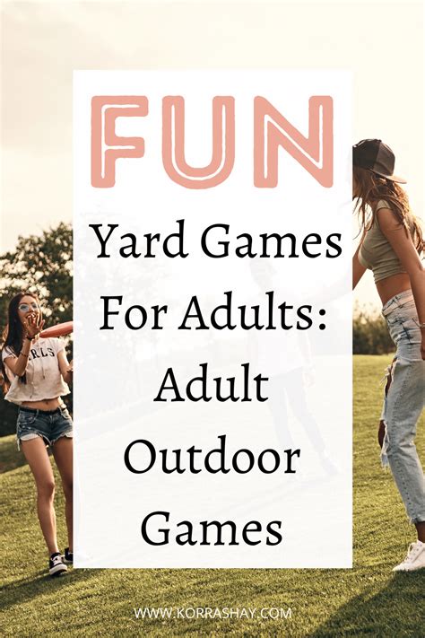 Actually Fun Yard Games For Adults: Adult Outdoor Games – KorraShay.com