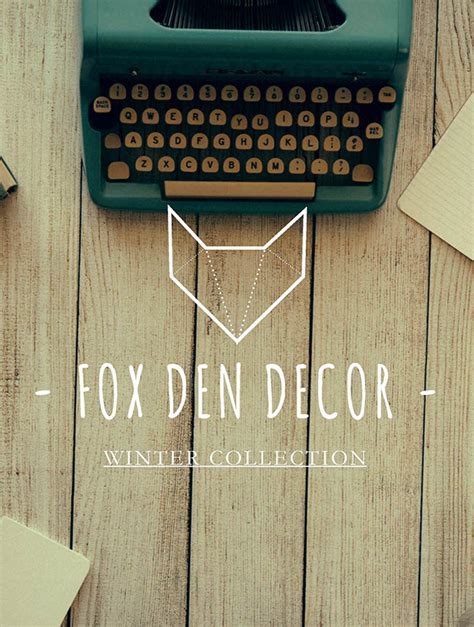 Fox Den Decor Catalog :: Behance