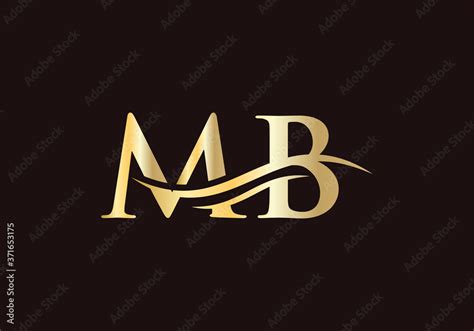 Minimal MB Letter Linked Logo for business and company identity ...