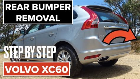 Rear Bumper Removal Volvo XC60 - YouTube