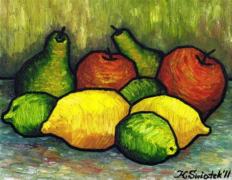 Tasty Fruits Painting by Kamil Swiatek - Fine Art America