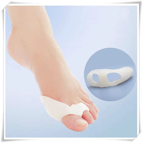 2pcs/pair Silicone Gel Bunion Splint Big Toe Separator Orthopedic Toe ...