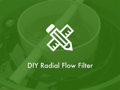 DIY Radial Flow Filter for Ponds, Aquaponics, Fish Farms