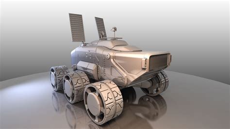 3d Mars Surface Rover