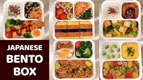 JAPANESE BENTO BOX RECIPE | A Week of Bento (Lunch Box) for My Husband ...