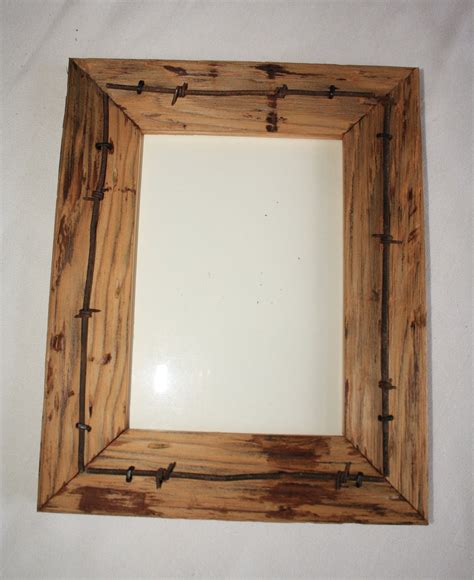 Reclaimed Wood Picture Frame 5 x 7 Vintage by RockyMtnVintage