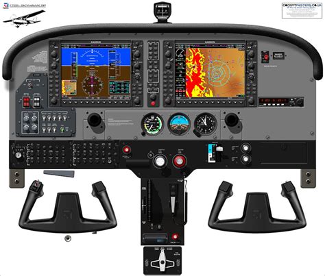 Cessna 172S Skyhawk Cockpit Poster With Garmin G1000 Glass Cockpit - Etsy