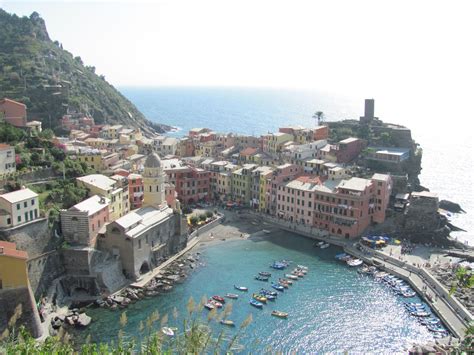 Vernazza, taken from the walking trail above | Italia