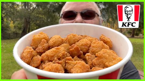 KFC $10 Popcorn Chicken Bucket Returns - YouTube