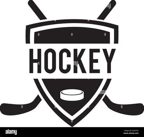 Hockey emblem logo design vector template Stock Vector Image & Art - Alamy