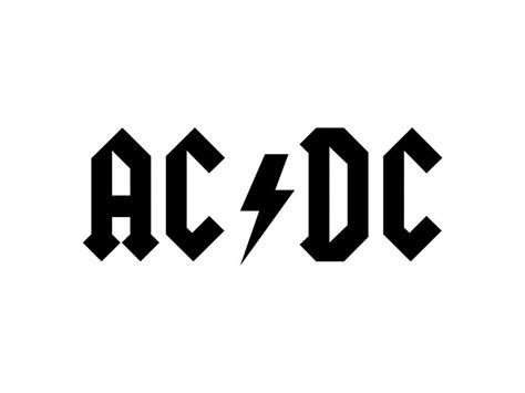 AC DC Logo PNG vector in SVG, PDF, AI, CDR format