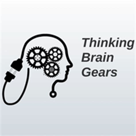 Prezi template Thinking Brain Gears