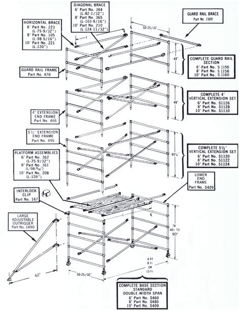 Standard Scaffold | Aluminum Scaffold | Upright Scaffold USA, LLC