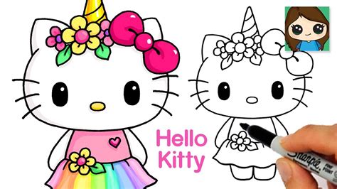 How To Draw A Cute Hello Kitty