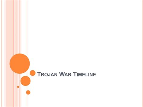 Trojan war timeline | PPT | Free Download