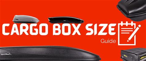 Cargo Box Size Guide With Options