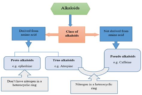 Classification of alkaloids based on chemical structures. | Download ...