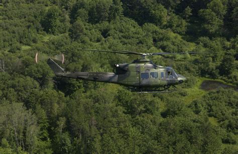 A Canadian Forces Air Command CH-146 Griffon helicopter assigned to the ...