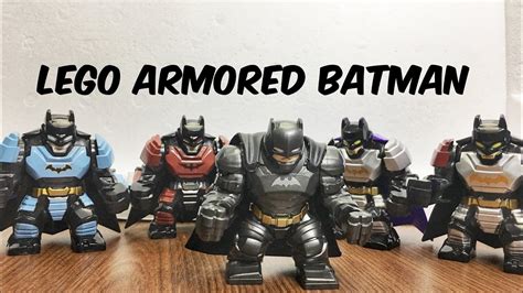 Lego Armored Batman Minifigure Build and Review - YouTube