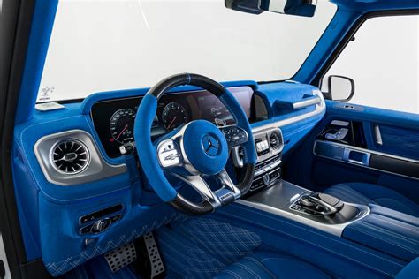 Bright Blue BRABUS Interior For Your Mercedes-AMG G63