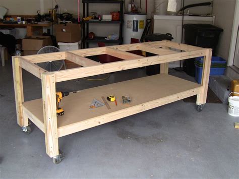 Homemade Garage Workbench Plans - Image to u