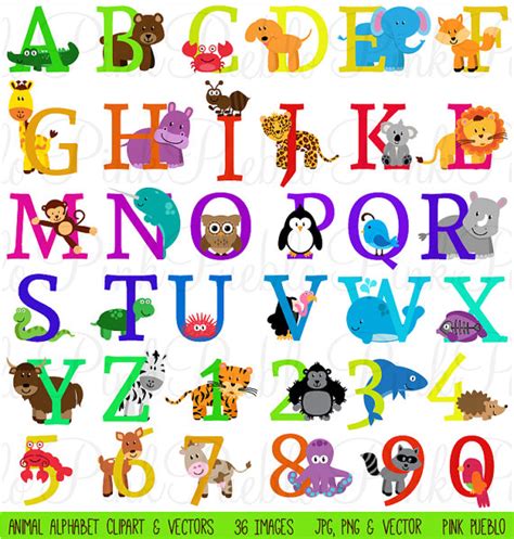 10 Safari Animal Font Images - Zoo Animal Alphabet Letters, Animal ...